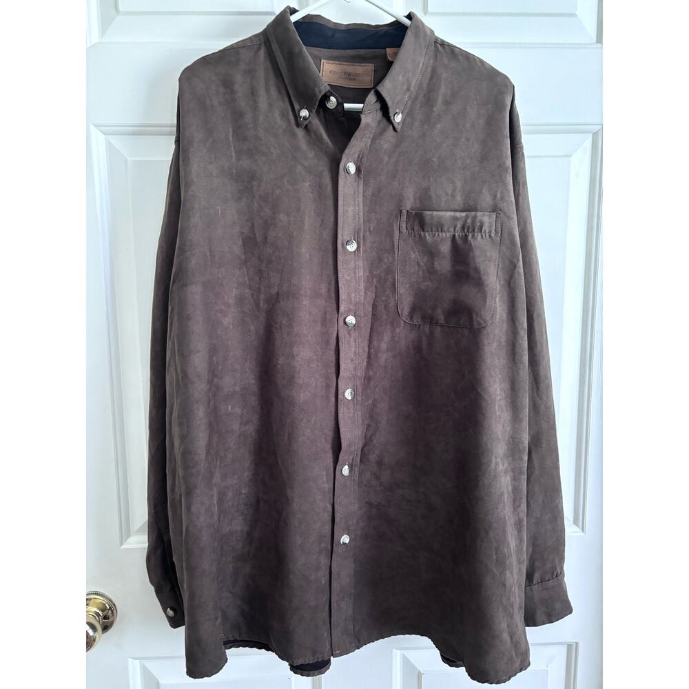 Clear Water Outfitters XXL Polyester Long Sleeved Button Down Casual Shirt